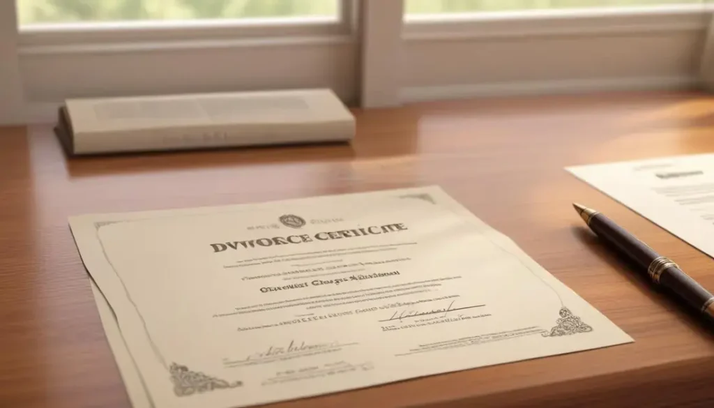 como chama a certidão de divórcio