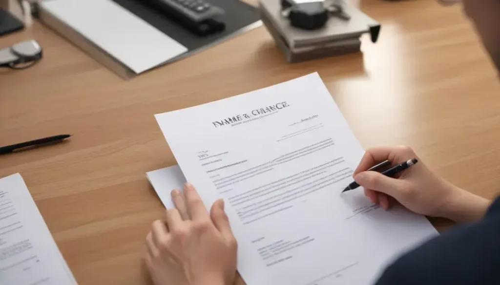 como mudar o nome depois do divórcio