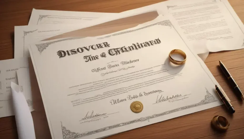 qual o nome da certidão de divórcio