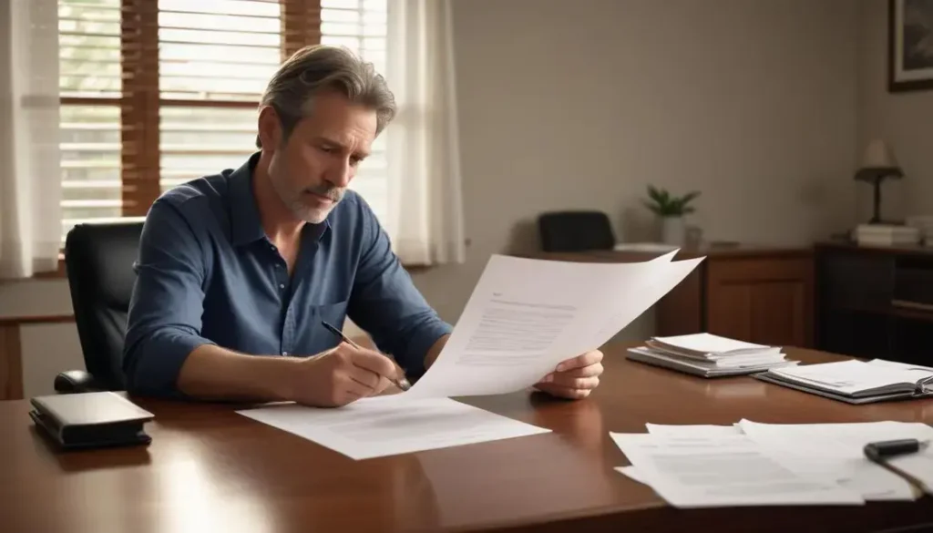 como é um documento de divórcio