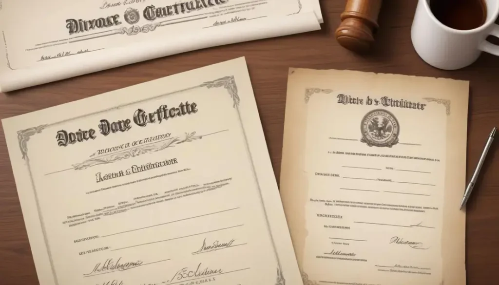 a certidão de divórcio substitui a certidão de nascimento