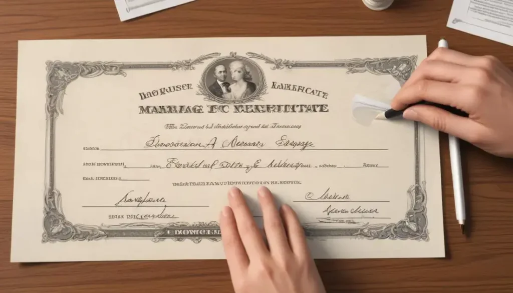 como pedir certidão de casamento com averbação de divórcio