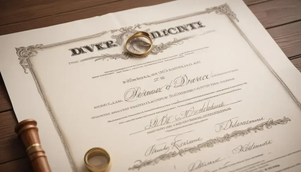 como que é uma certidão de divórcio