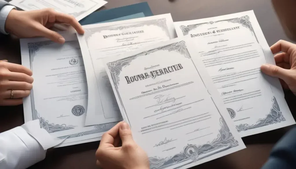como vem a certidão de divórcio