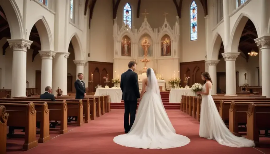 o divórcio na cerimônia do casamento