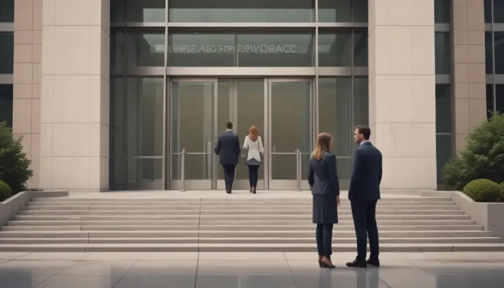 onde tenho que ir para dar entrada no divórcio