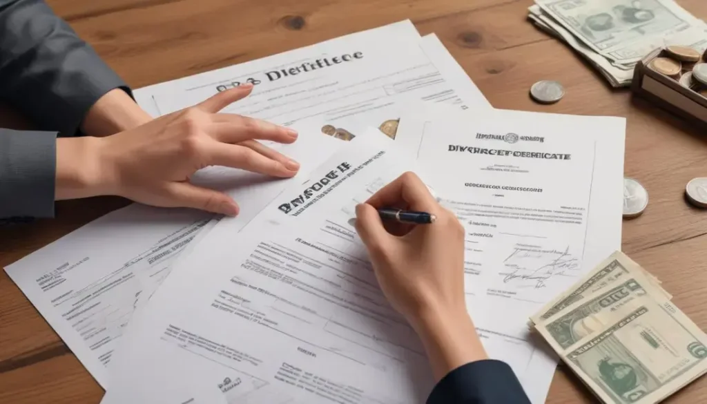 qual o valor de uma certidão de divórcio