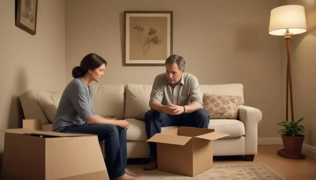 quem tem que sair de casa no divórcio